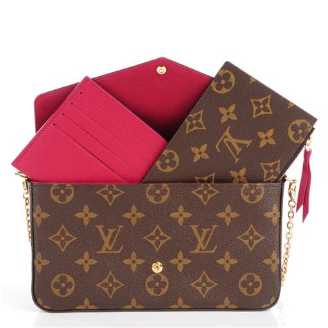 louis vuitton felicie pochette chain|louis vuitton monogram pochette bag.